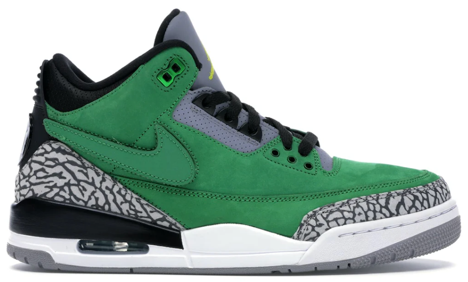 Jordan III (3) 'Tinker' PE - Oregon Ducks