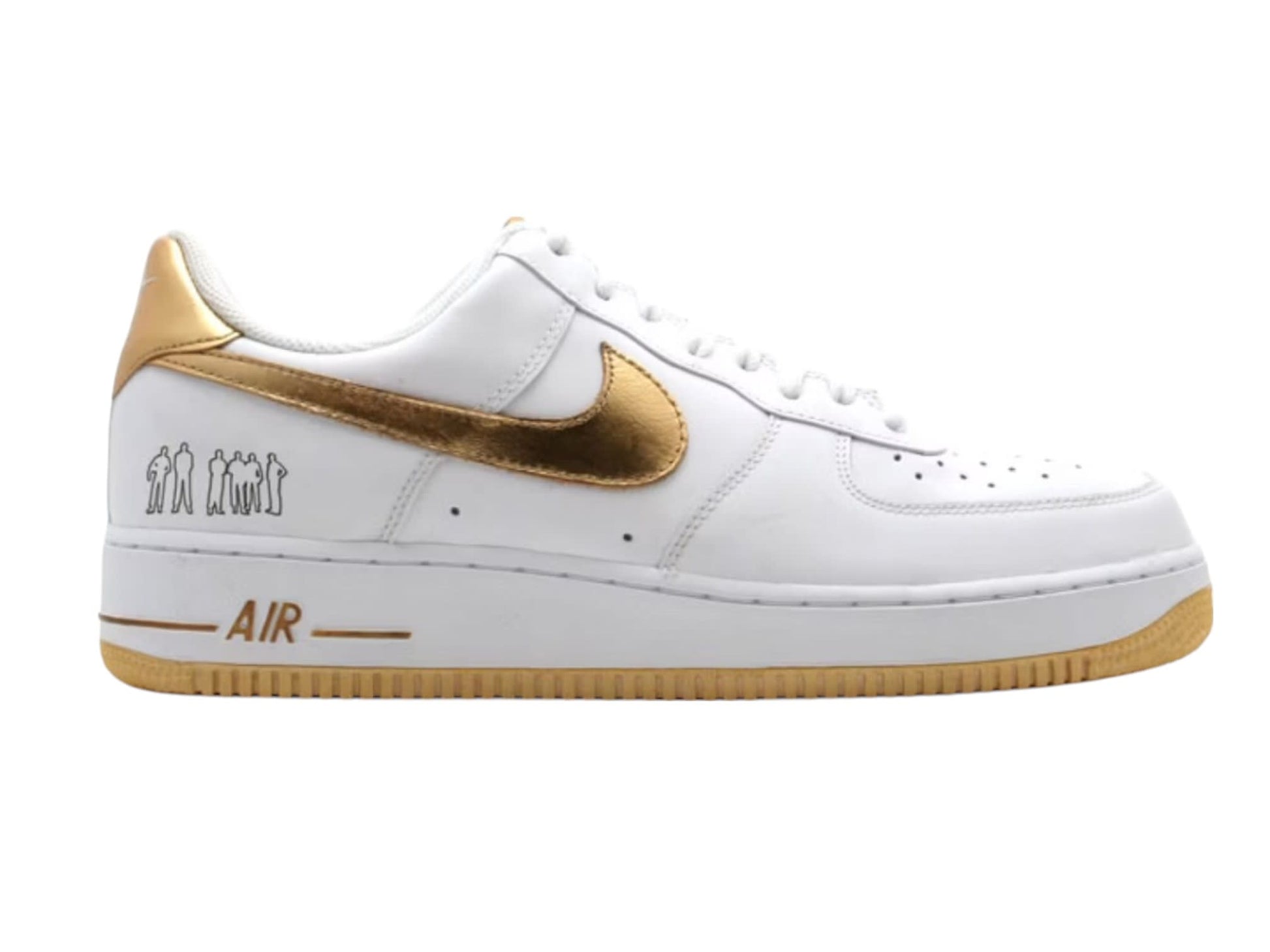Nike Air Force 1 Low Players White Metallic Gold