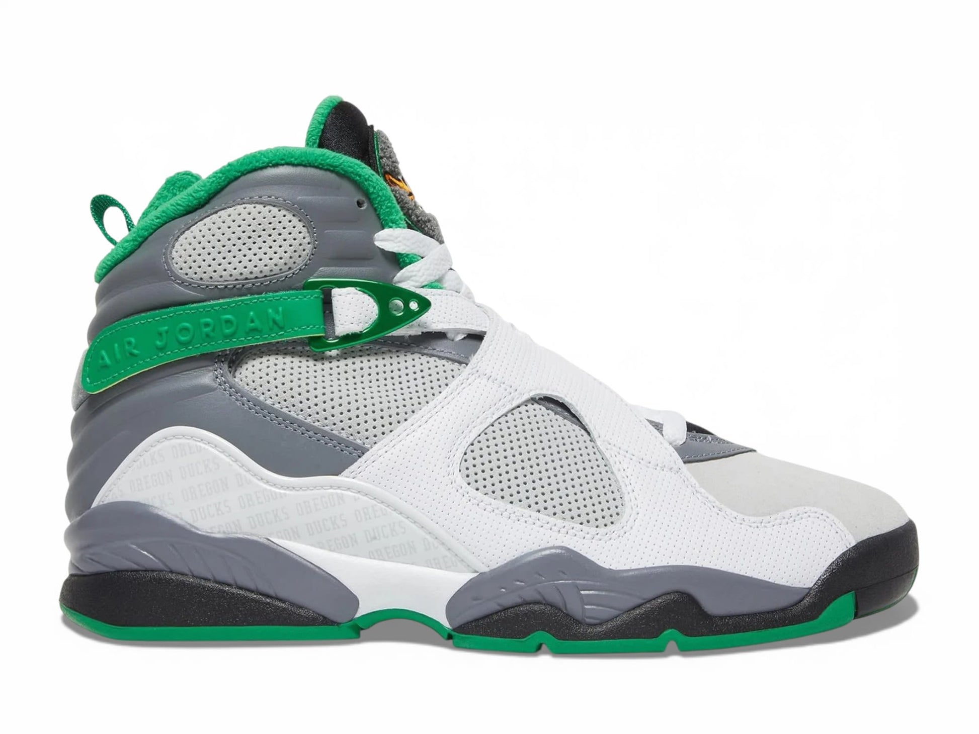 Jordan VIII (8) PE - Oregon Ducks - Pure Platinum