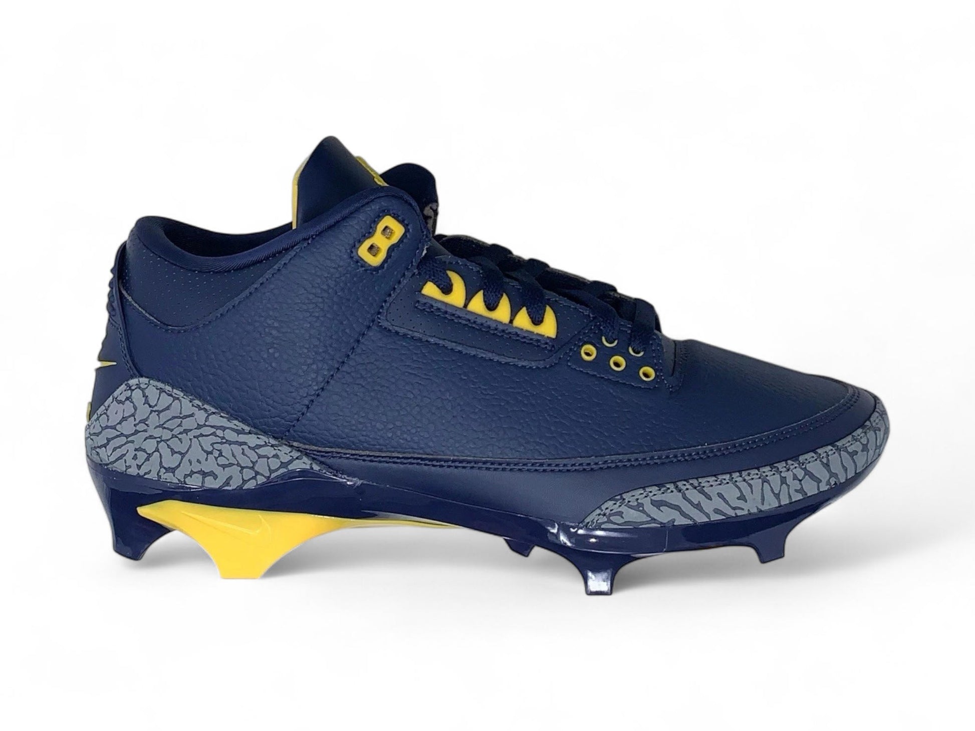 Jordan III (3) Alpha Menace PE Cleats - Michigan Wolverines