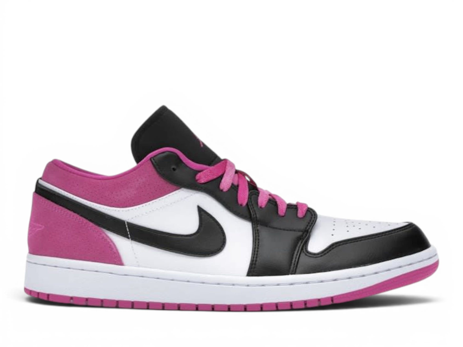 Jordan 1 Low Black Active Fuchsia
