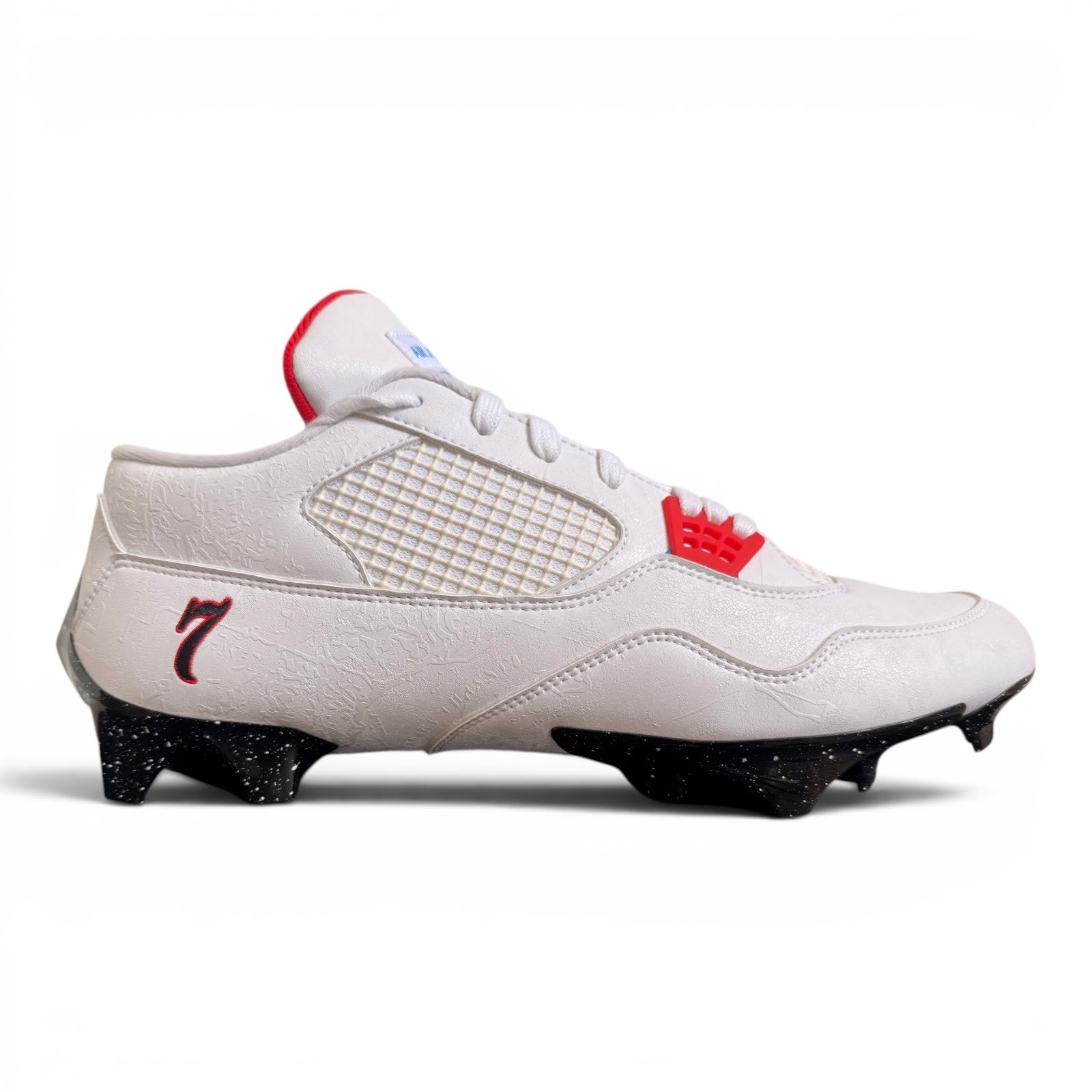 Jordan 4 Low Vapor Edge White/Red CJ Stroud