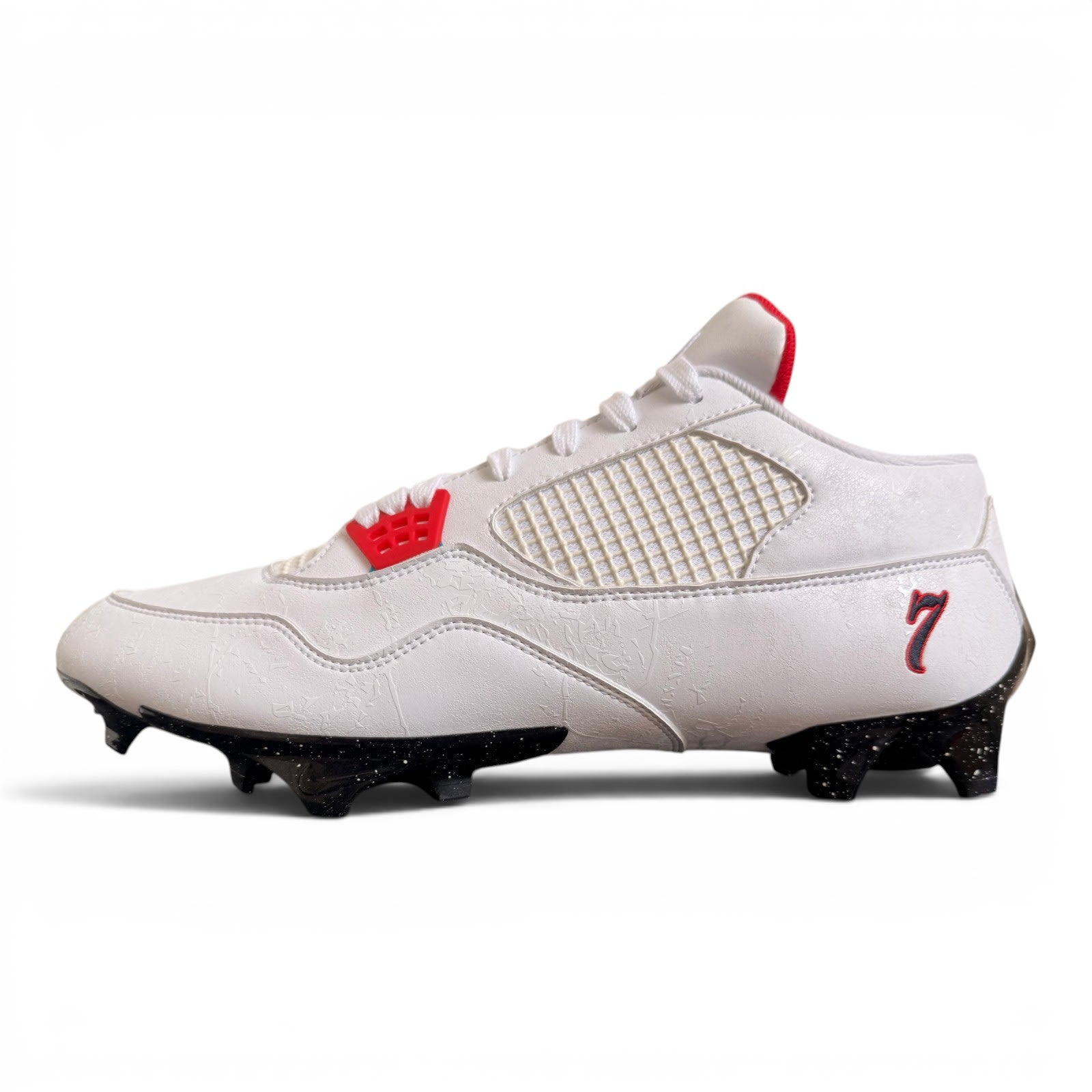 Jordan 4 Low Vapor Edge White/Red CJ Stroud