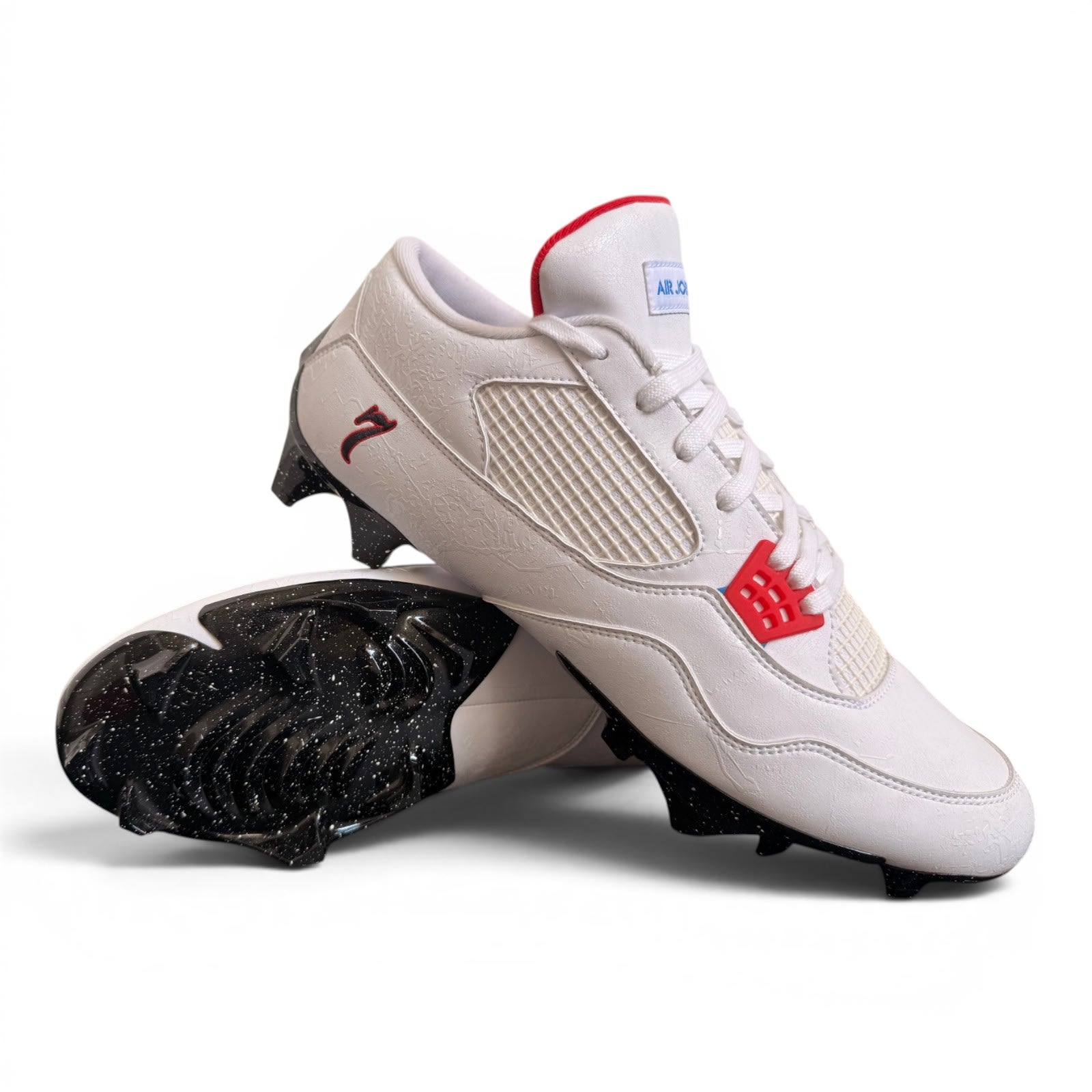 Jordan 4 Low Vapor Edge White/Red CJ Stroud