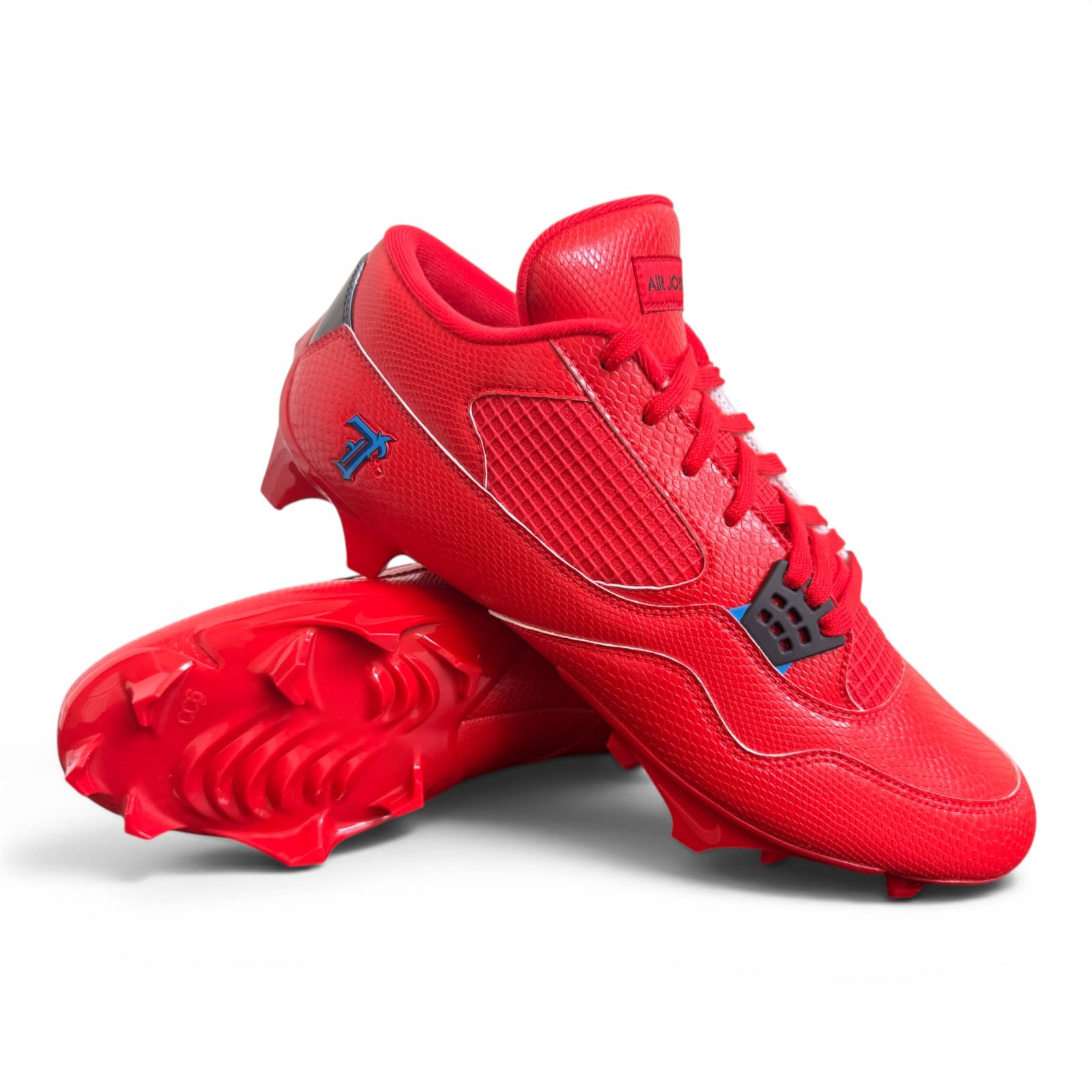 Jordan 4 Low Vapor Edge Red/Blue CJ Stroud