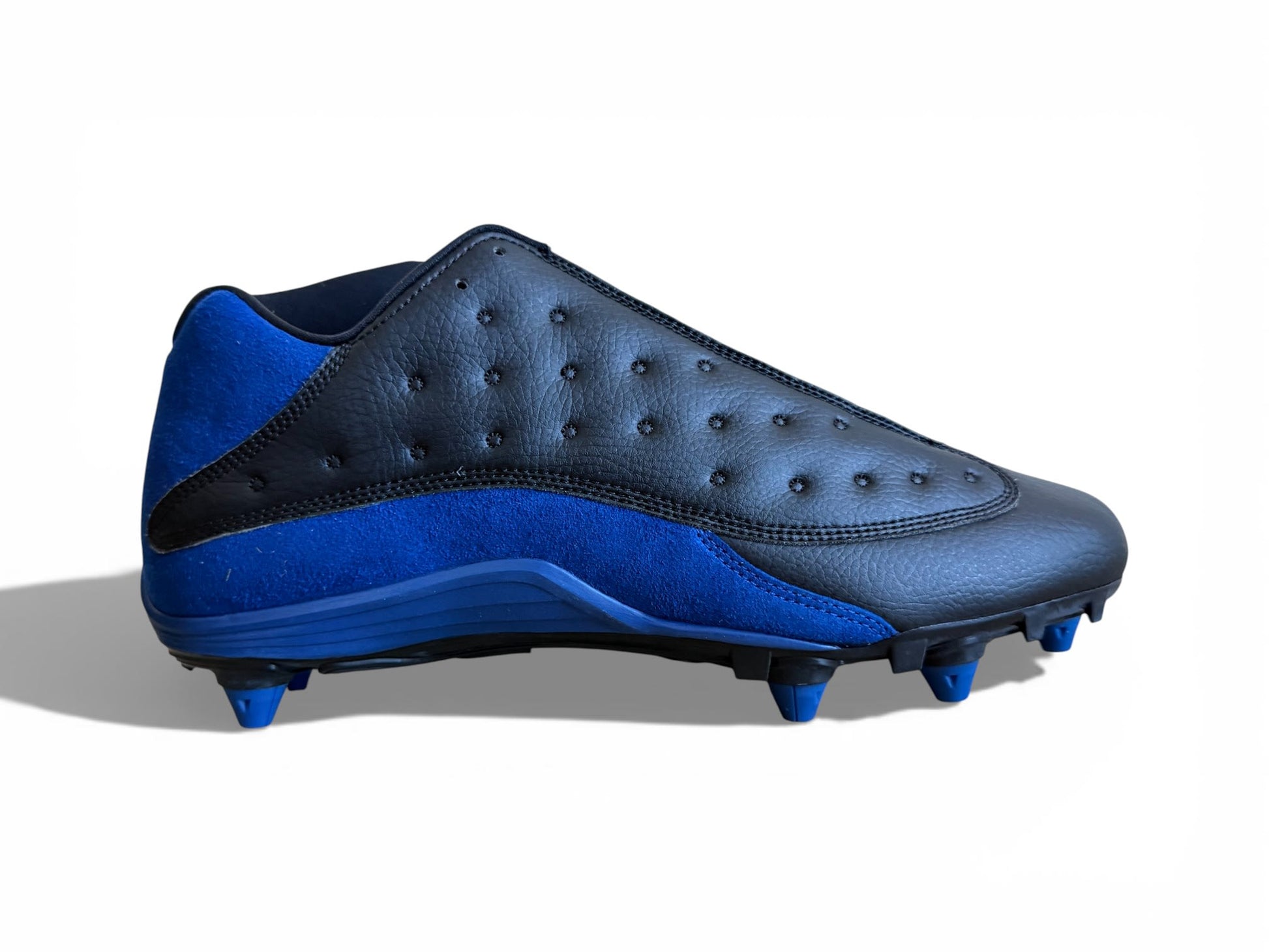 Jordan 13 Low Detachable Cleats Black/Blue