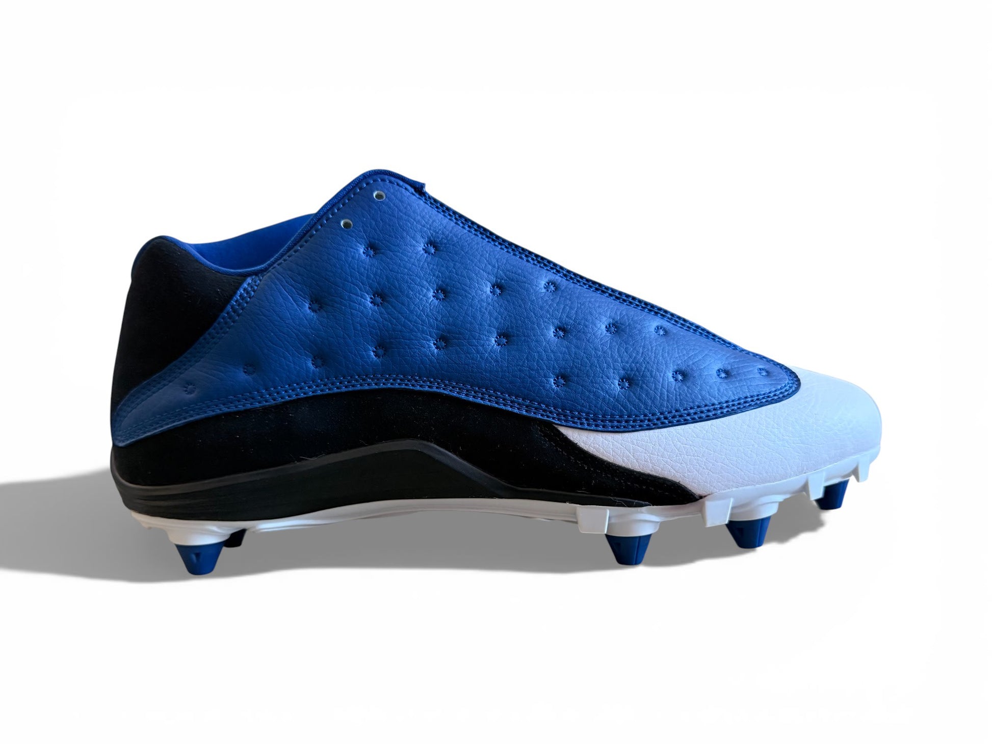 Jordan 13 Low Detachable Cleats Blue/Black-White