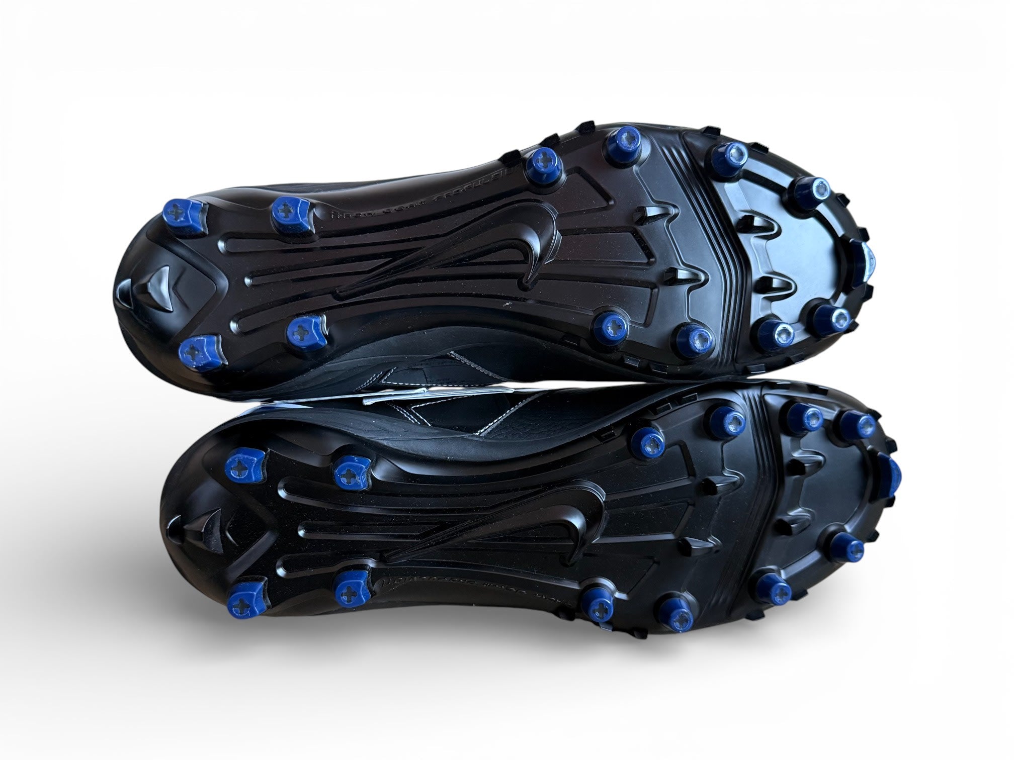 Jordan 7 Molded Cleats Black/Black-White-Rush Blue