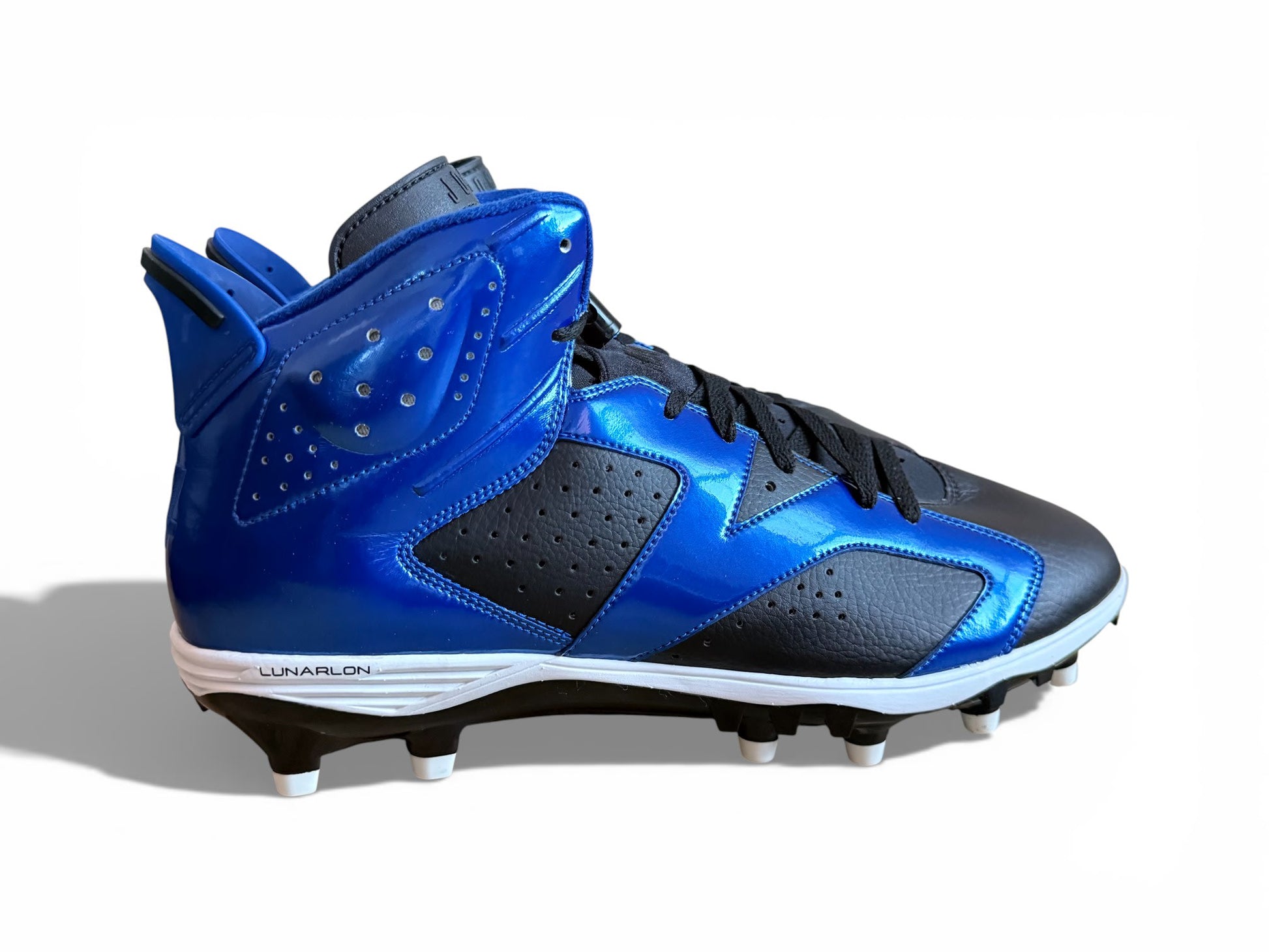 Jordan 6 Molded Cleats Blue/Black-White