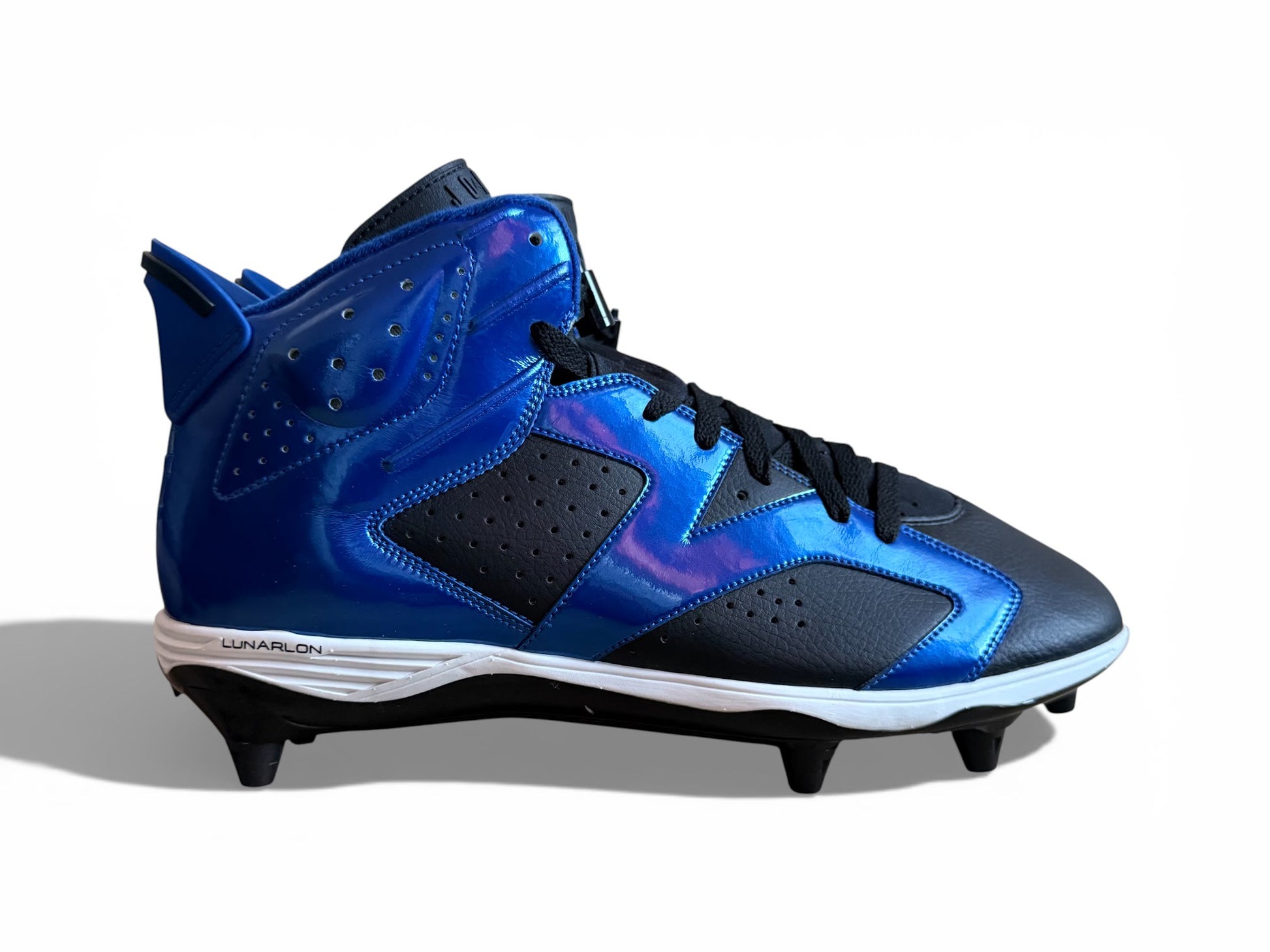 Jordan 6 Detachable Cleats Blue/Black-White