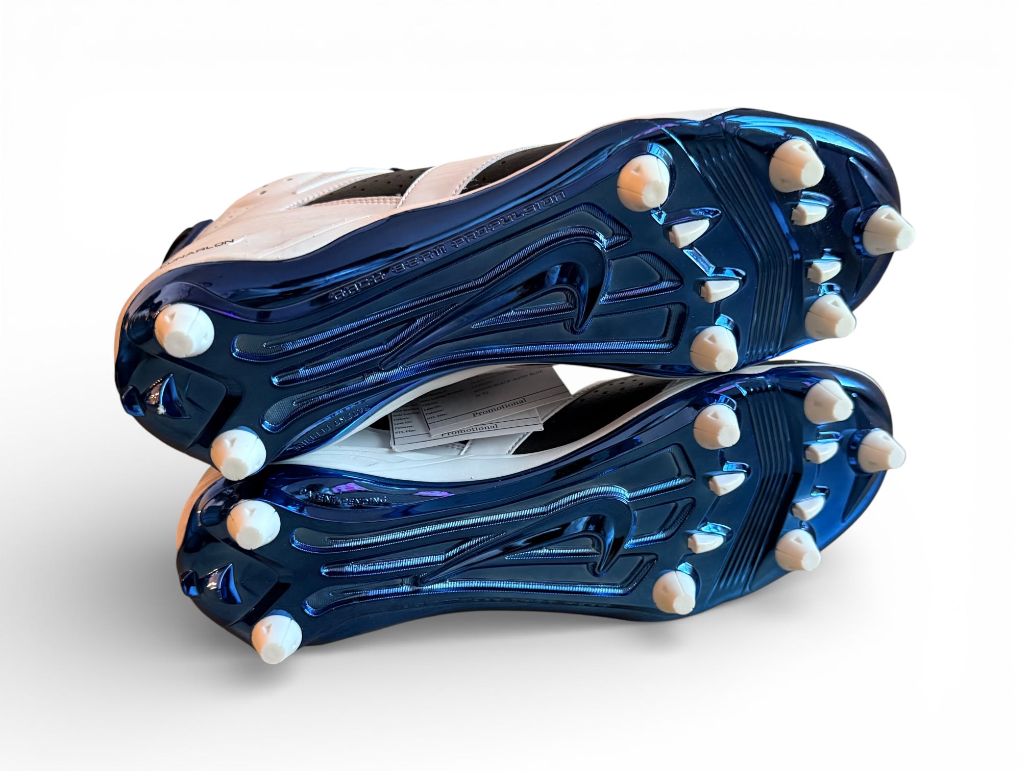 Jordan 6 Detachable Cleats White/Black-Rush Blue