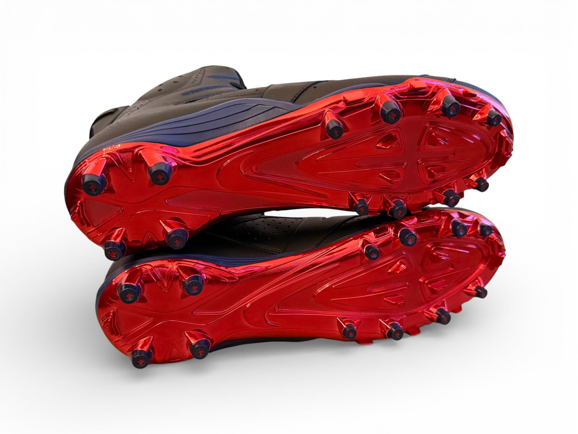 Jordan 6 Molded Cleats Black/Blue-Red Custom
