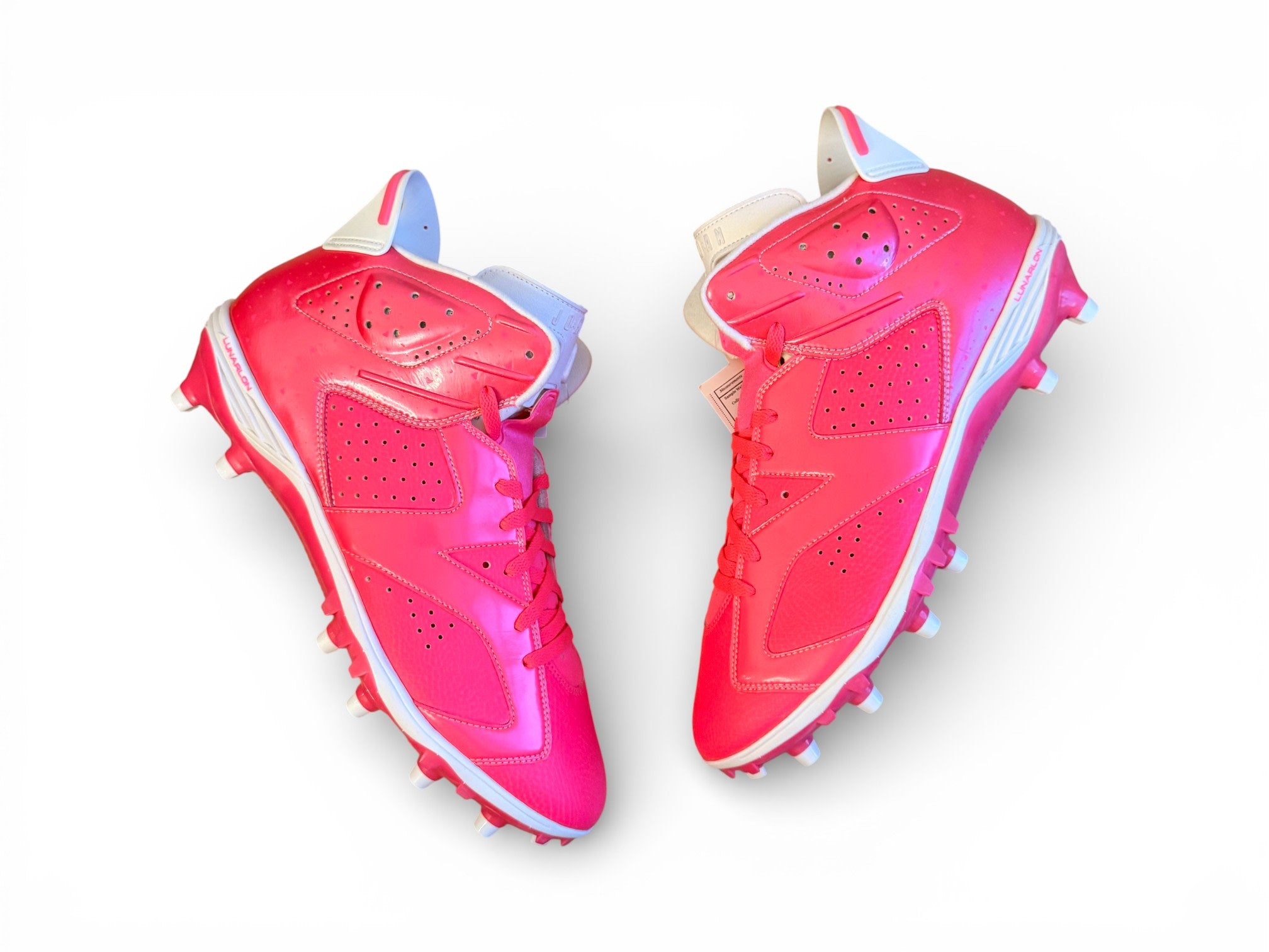 Jordan 6 Molded Cleats BCA Vivid Pink/White
