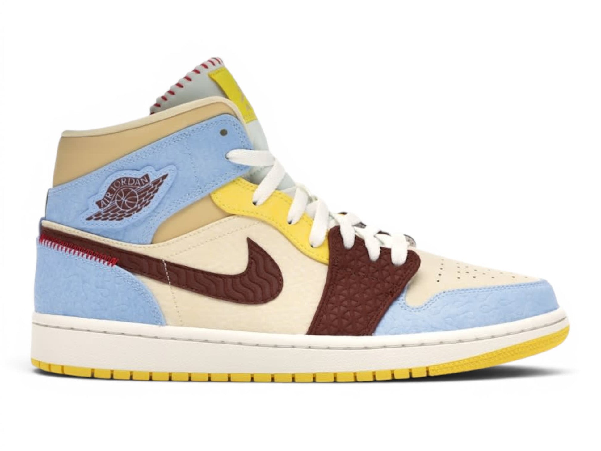Jordan 1 Mid SE Fearless Maison Chateau Rouge