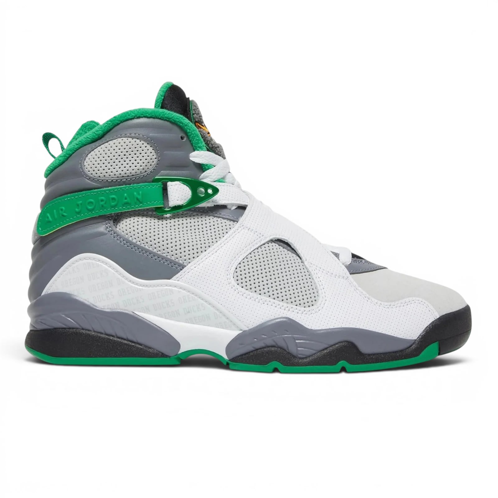 Jordan VIII (8) PE - Oregon Ducks - Pure Platinum