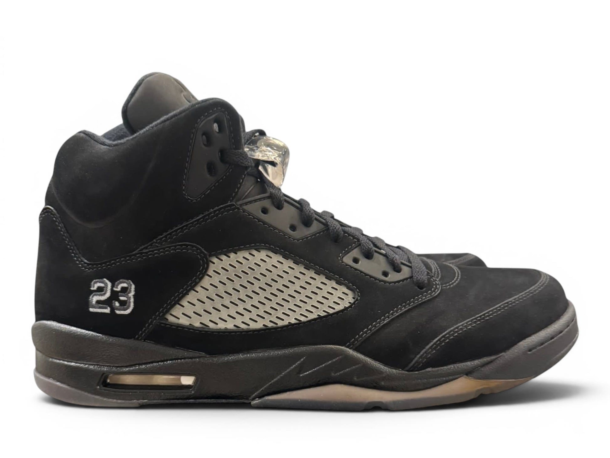 Jordan V (5) Retro - (2011) Wear Test Sample - Blackout - Black/Black