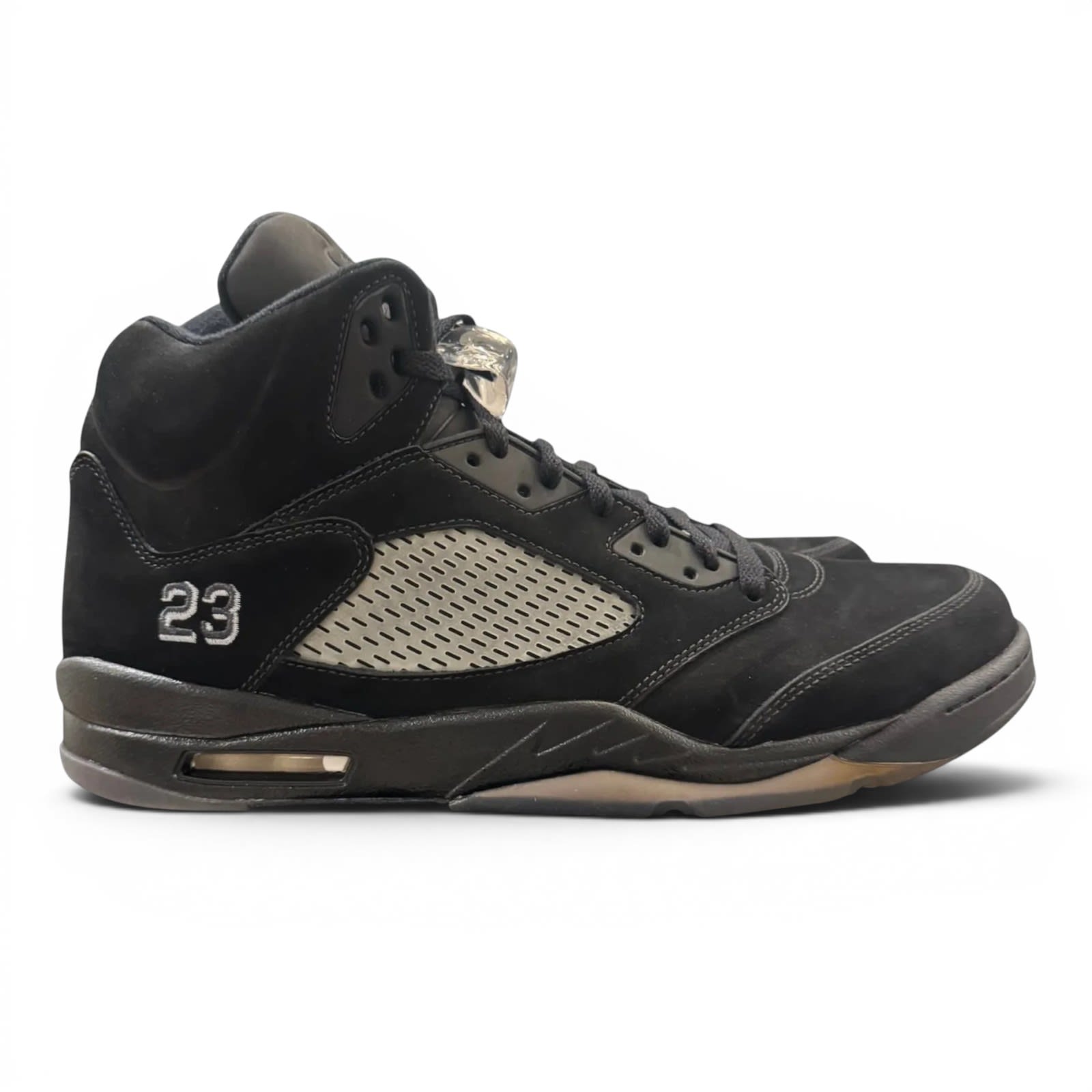 Jordan V (5) Retro - (2011) Wear Test Sample - Blackout - Black/Black