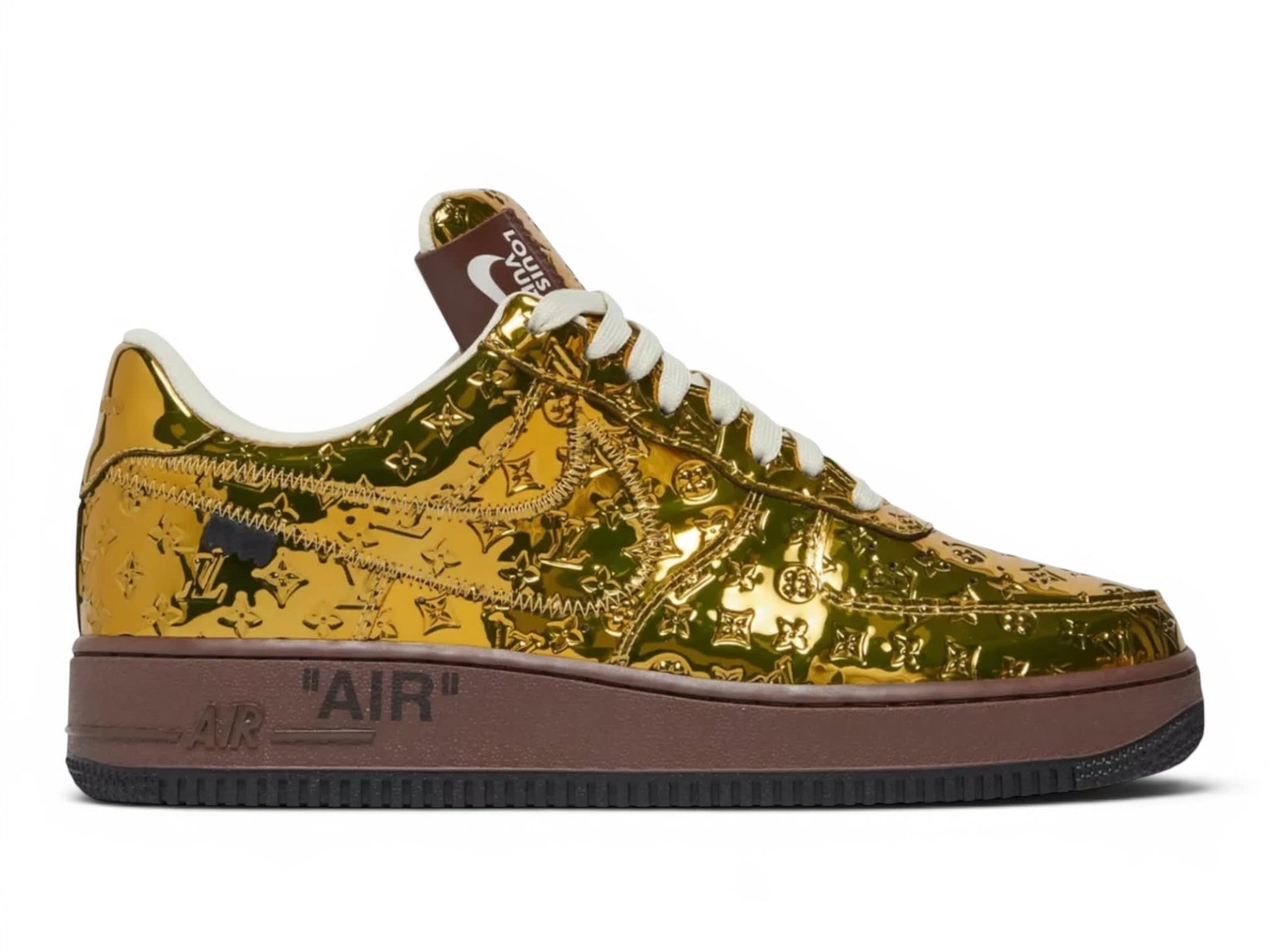 Louis Vuitton x Nike Air Force 1 Low 'Metallic Gold'