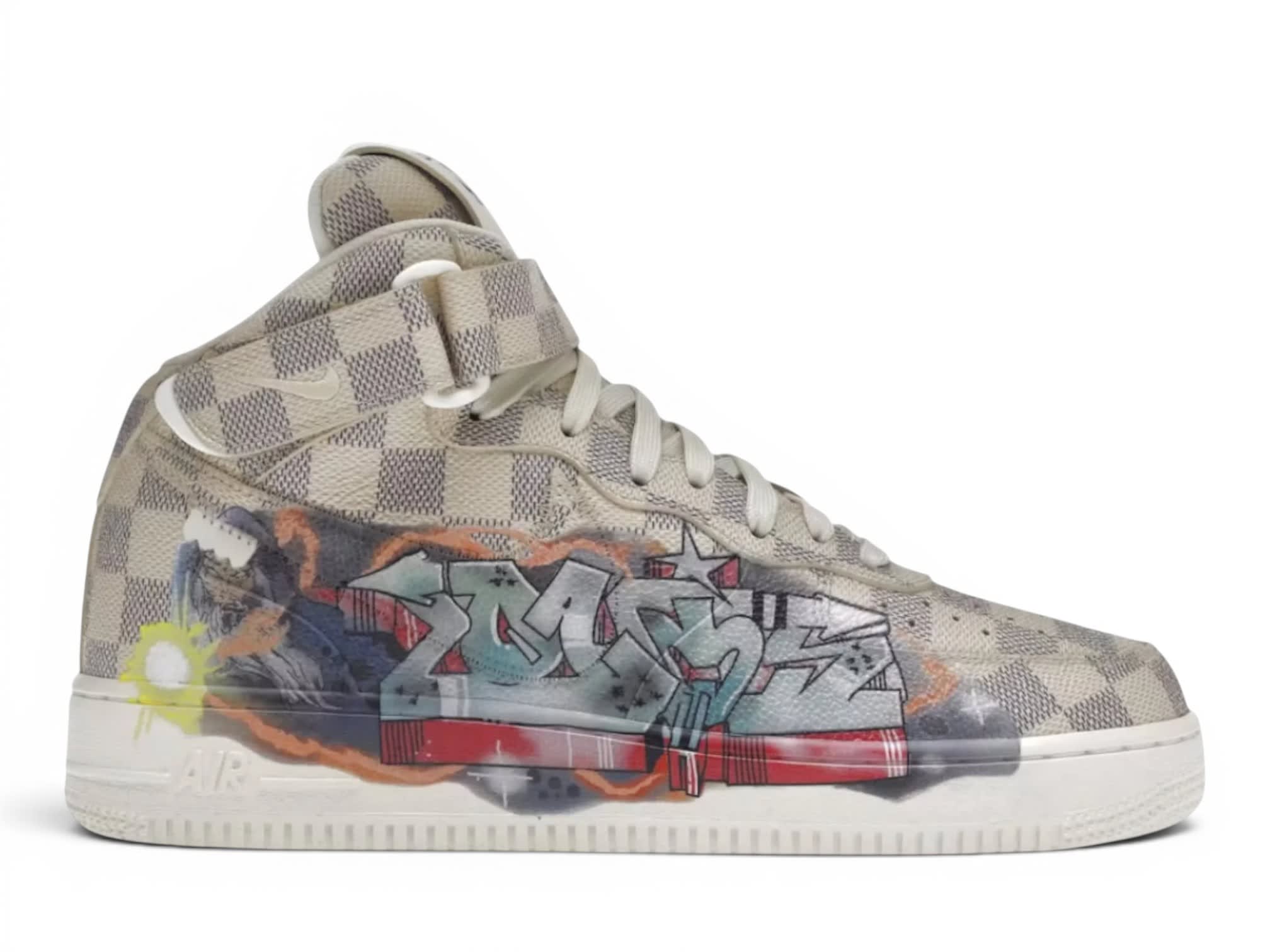 Louis Vuitton x Nike Air Force 1 Mid 'Graffiti'