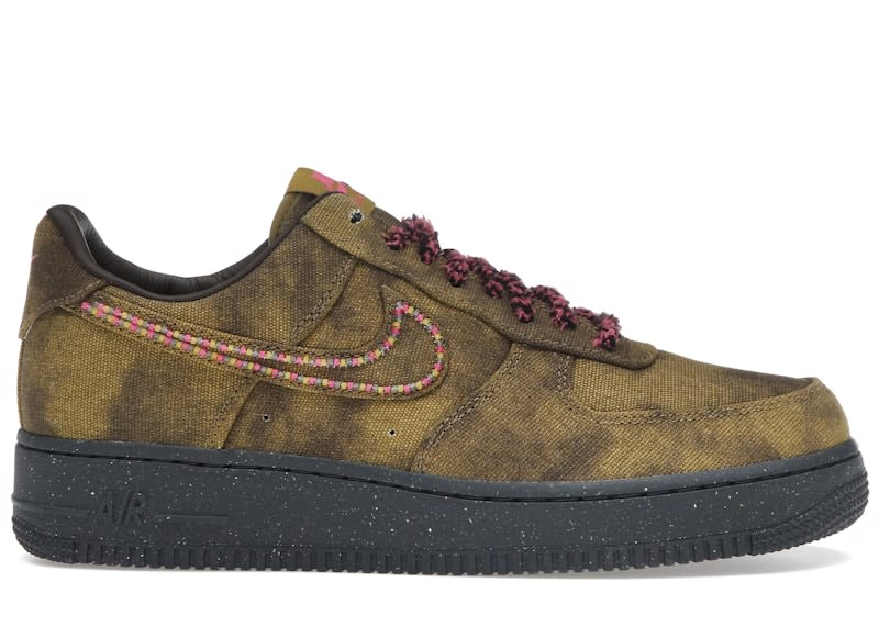 Nike Air Force 1 Low '07 QS Boucle Desert Moss Fierce Pink