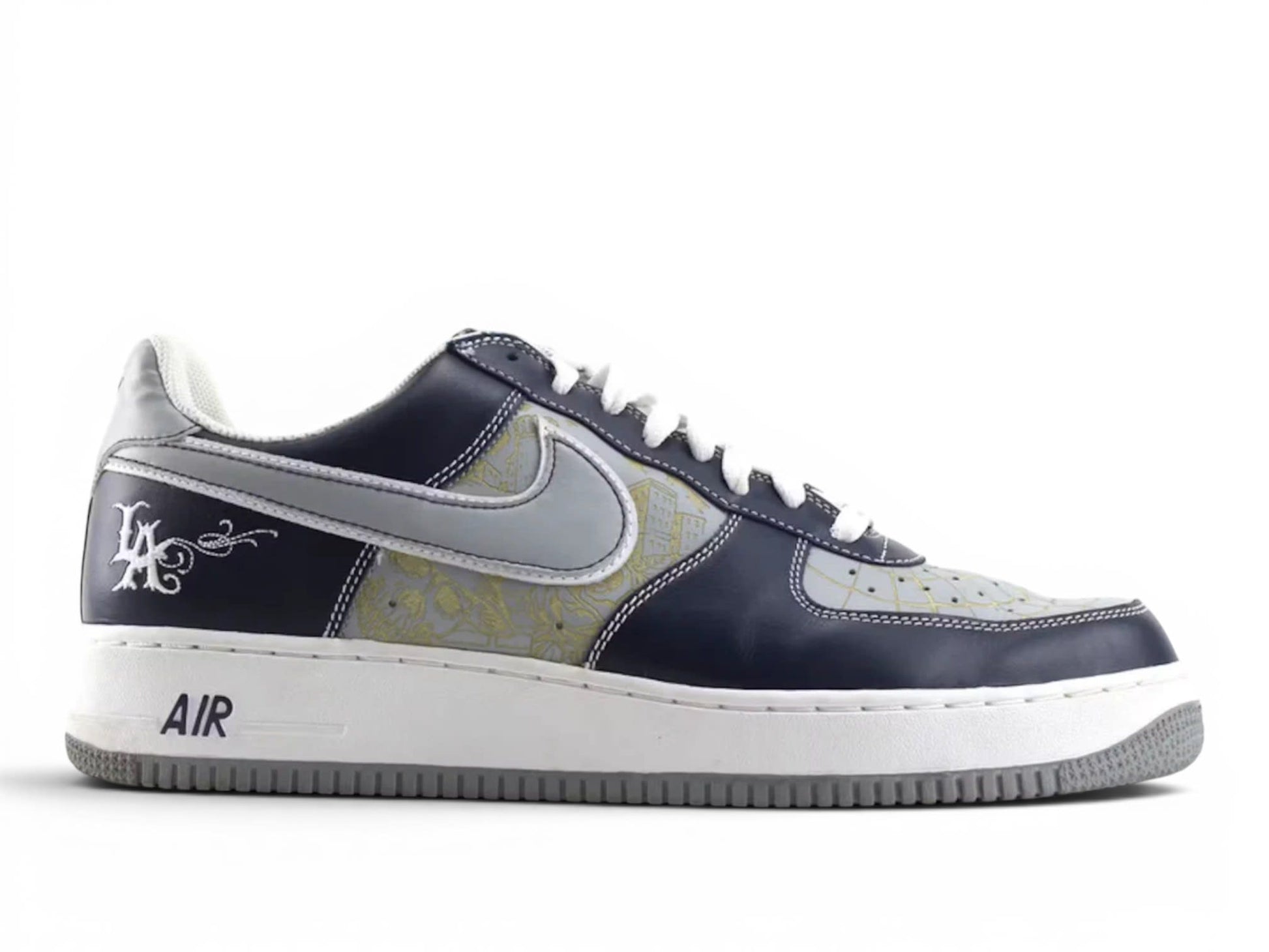 Nike Air Force 1 Mr Cartoon Blue Tattoo (Spiderweb)