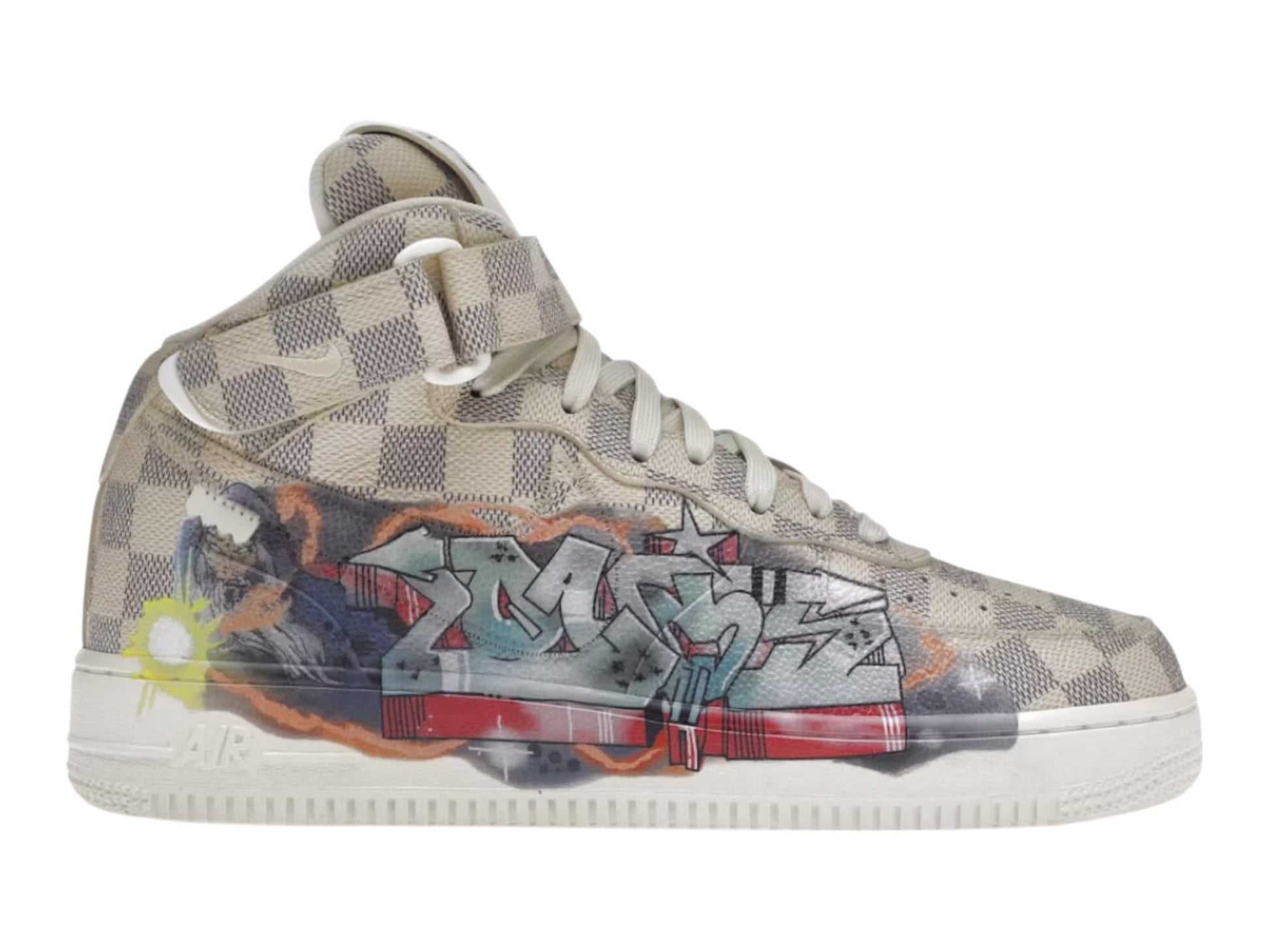Louis Vuitton x Nike Air Force 1 Mid 'Graffiti'
