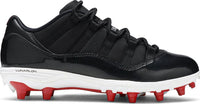 Jordan 11 Retro Low Cleat Black/Red