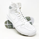 Jordan I (1) Golf Cleat - White Metallic