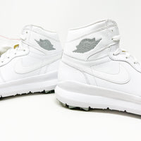 Jordan I (1) Golf Cleat - White Metallic